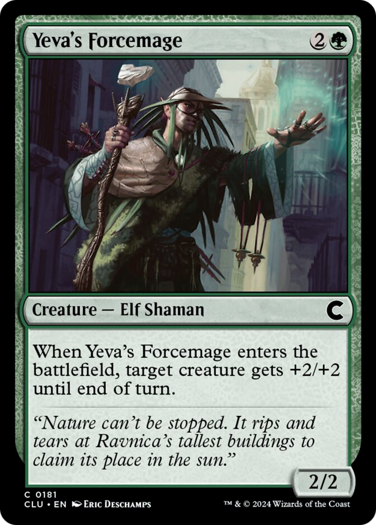 Yeva's Forcemage [Ravnica: Clue Edition] | Clutch Gaming