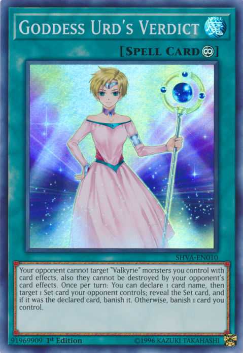 Goddess Urd's Verdict [SHVA-EN010] Super Rare | Clutch Gaming