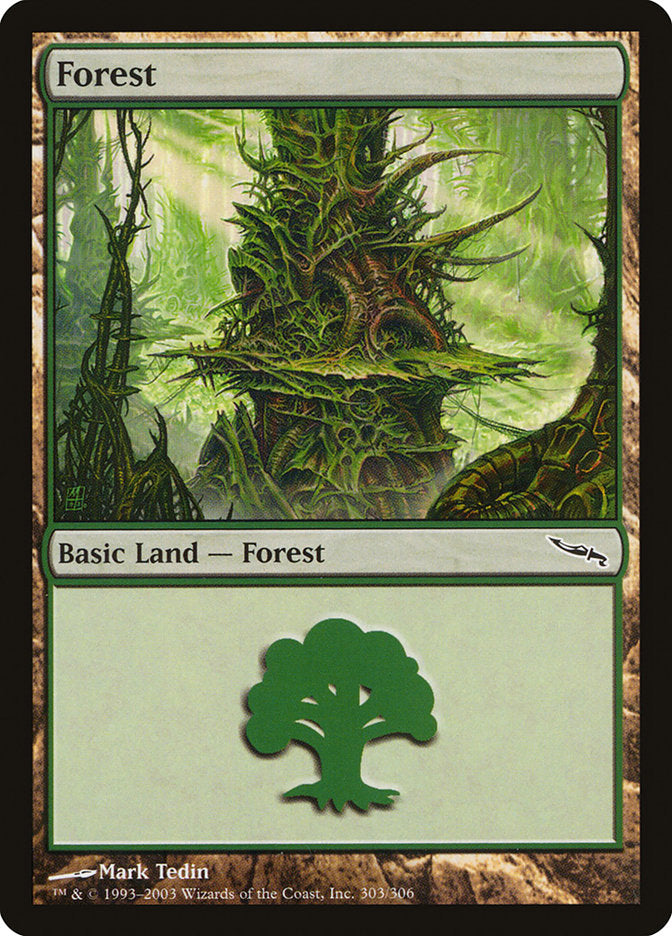 Forest (303) [Mirrodin] | Clutch Gaming