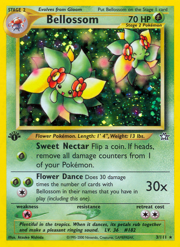 Bellossom (3/111) [Neo Genesis 1st Edition] | Clutch Gaming