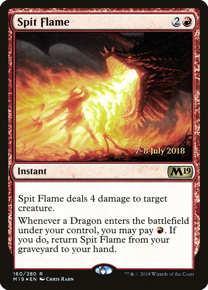 Spit Flame [Core Set 2019 Prerelease Promos] | Clutch Gaming