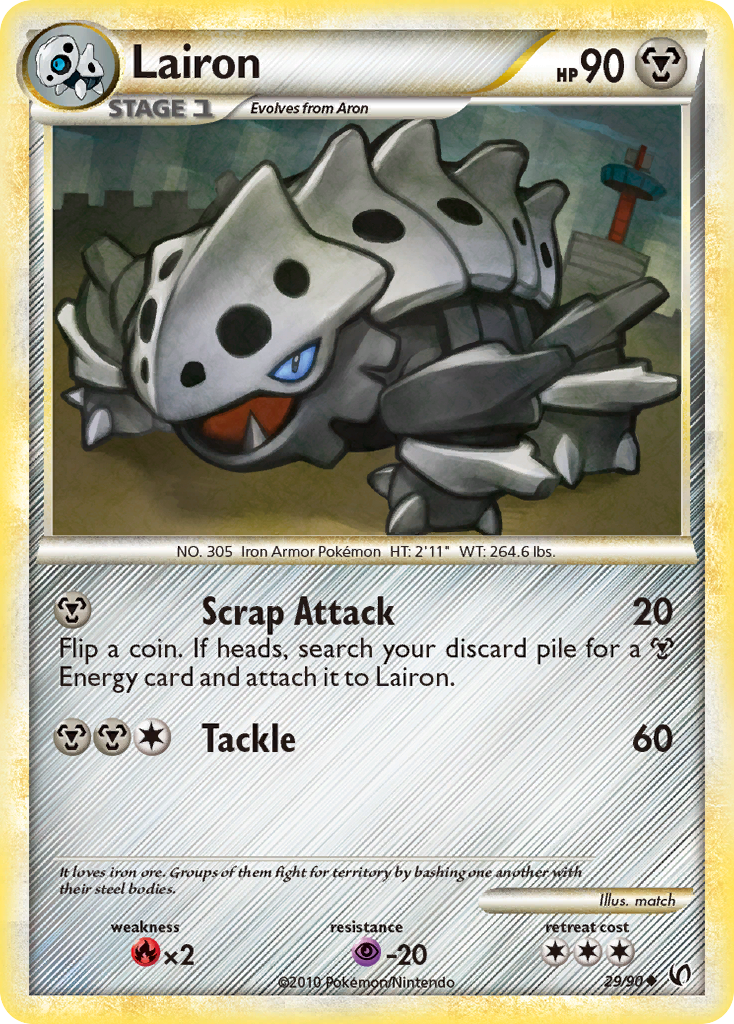 Lairon (29/90) [HeartGold & SoulSilver: Undaunted] | Clutch Gaming