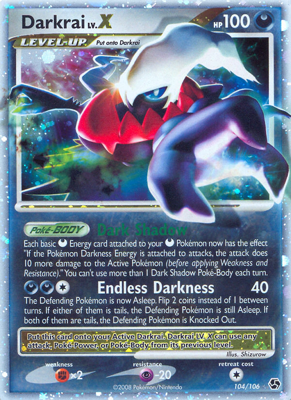 Darkrai LV.X (104/106) [Diamond & Pearl: Great Encounters] | Clutch Gaming