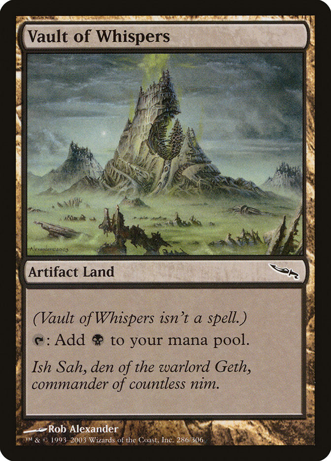 Vault of Whispers [Mirrodin] | Clutch Gaming