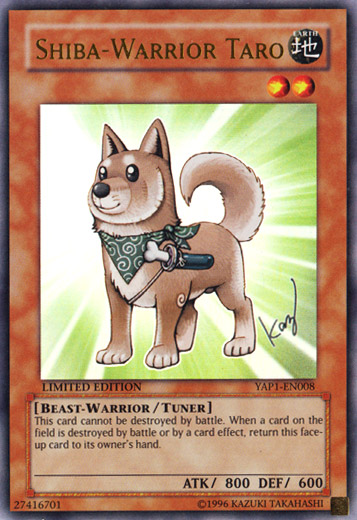 Shiba-Warrior Taro [YAP1-EN008] Ultra Rare | Clutch Gaming