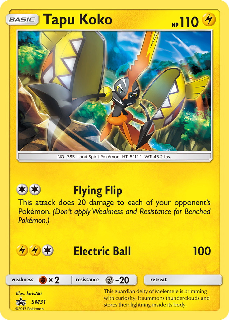 Tapu Koko (SM31) [Sun & Moon: Black Star Promos] | Clutch Gaming