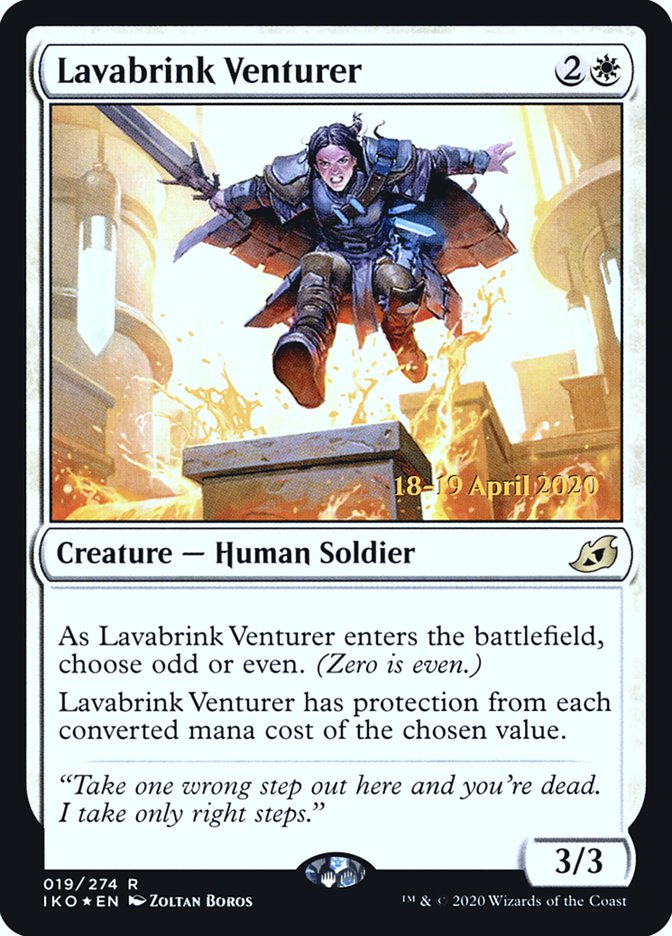 Lavabrink Venturer [Ikoria: Lair of Behemoths Prerelease Promos] | Clutch Gaming