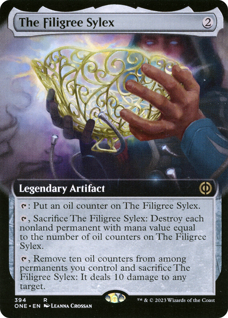 The Filigree Sylex (Extended Art) [Phyrexia: All Will Be One] | Clutch Gaming