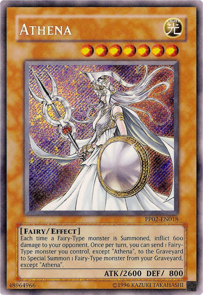 Athena [PP02-EN018] Secret Rare | Clutch Gaming