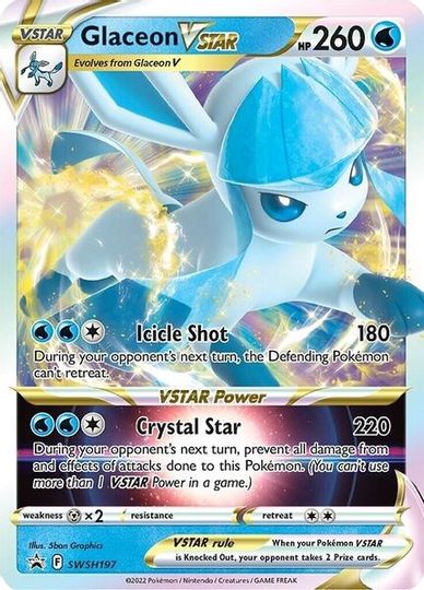 Glaceon VSTAR (SWSH197) [Sword & Shield: Black Star Promos] | Clutch Gaming