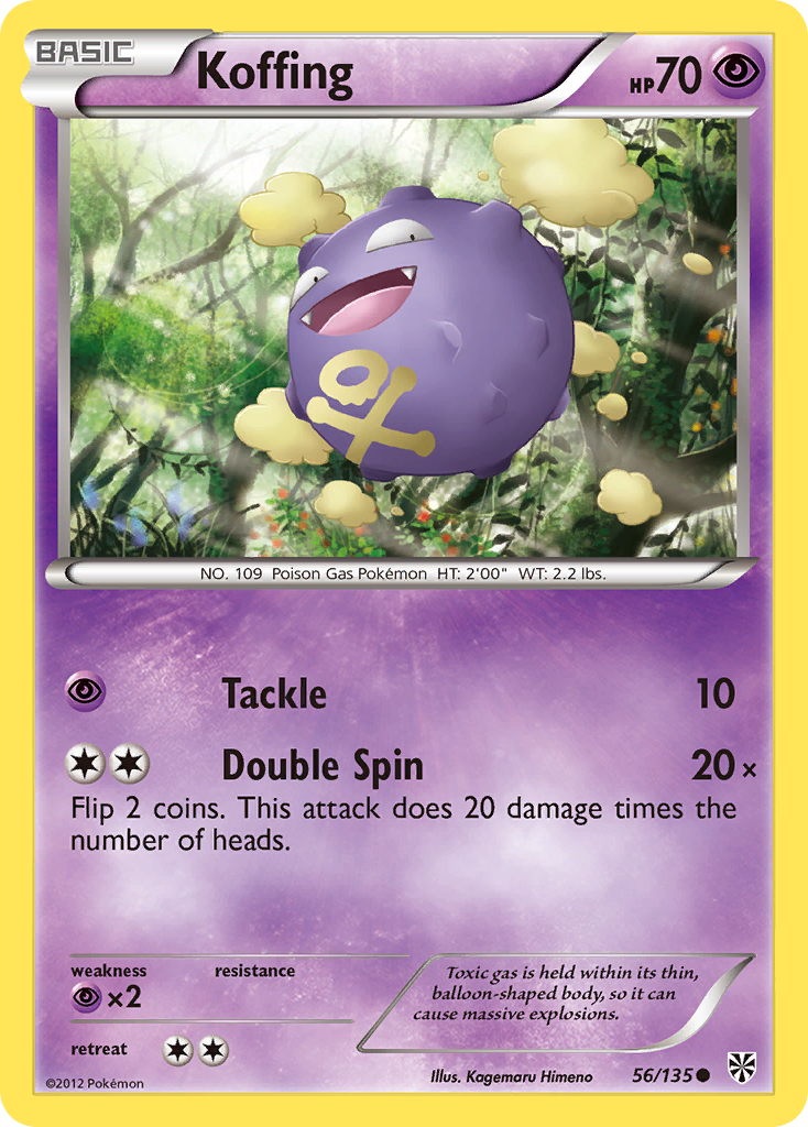 Koffing (56/135) [Black & White: Plasma Storm] | Clutch Gaming