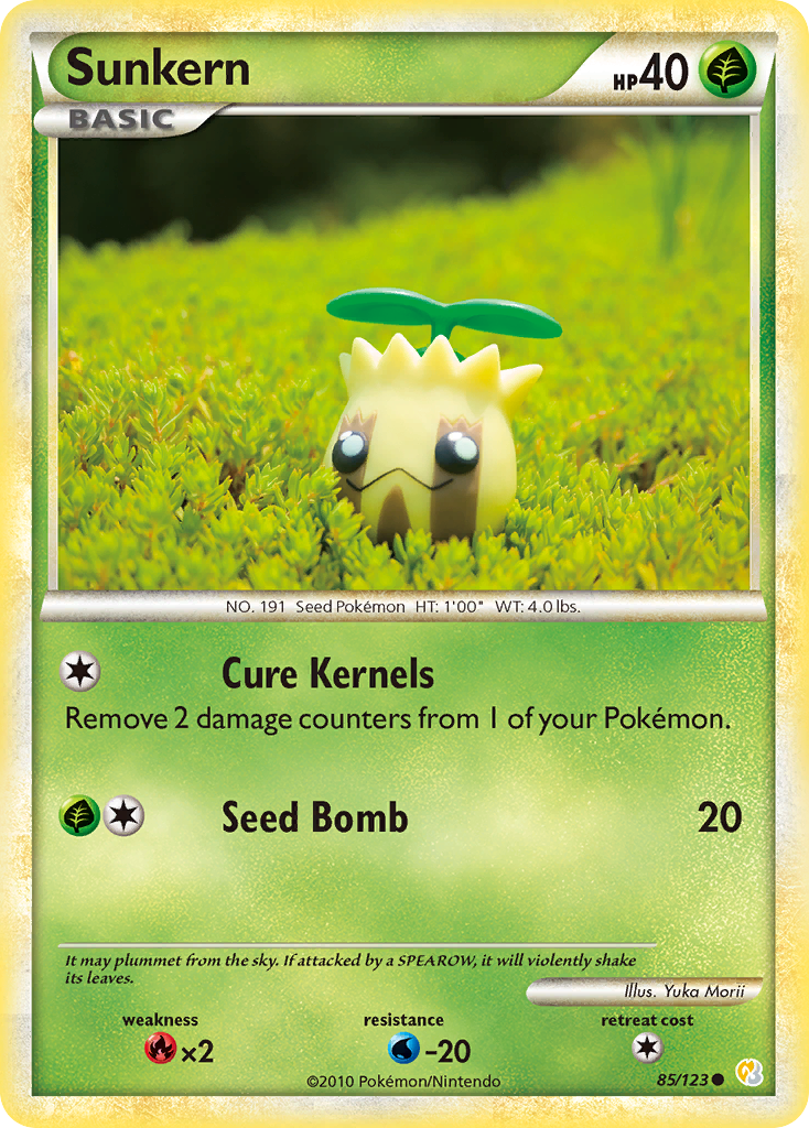 Sunkern (85/123) [HeartGold & SoulSilver: Base Set] | Clutch Gaming