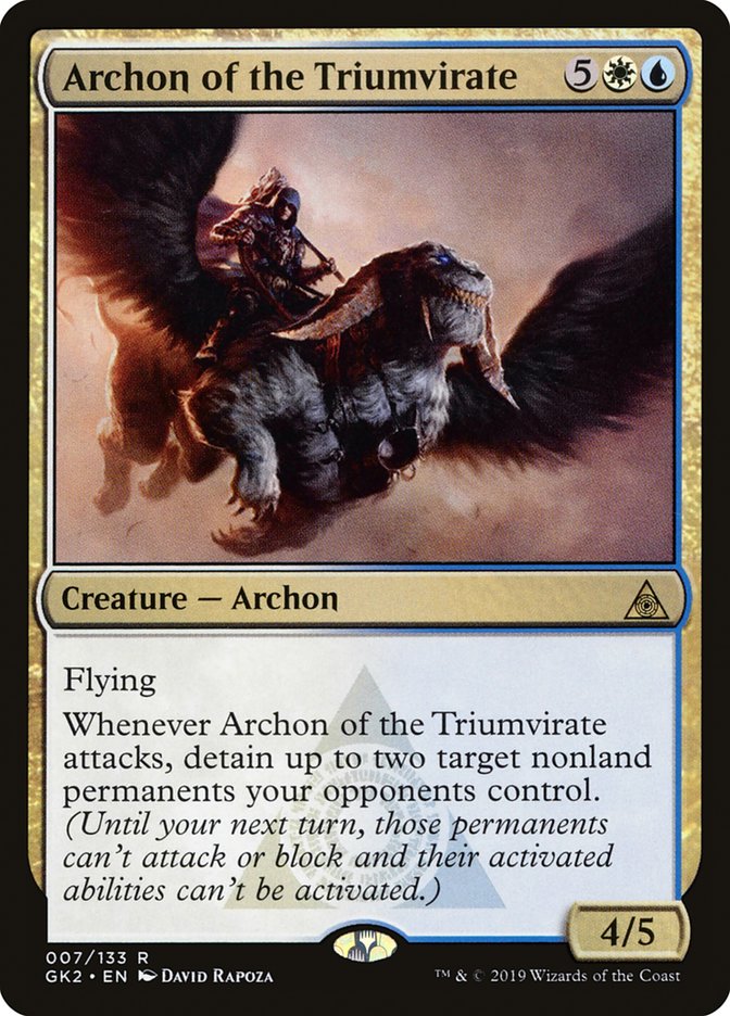 Archon of the Triumvirate [Ravnica Allegiance Guild Kit] | Clutch Gaming