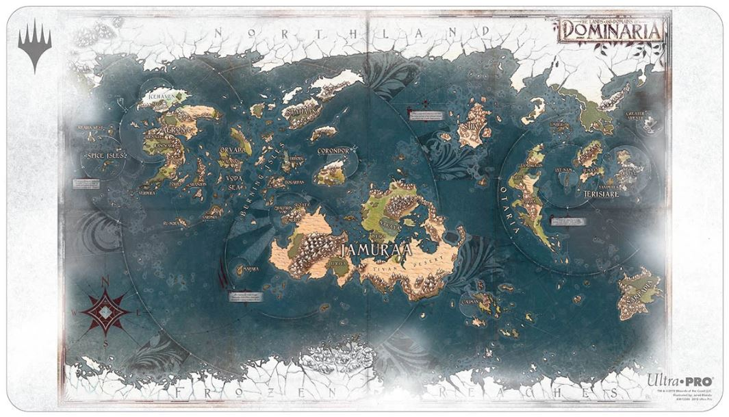 Ultra PRO: Playmat - Dominaria (Map of Dominaria) | Clutch Gaming