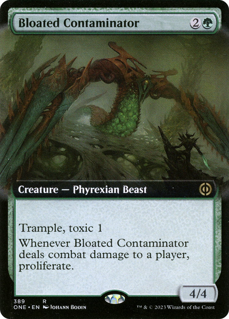 Bloated Contaminator (Extended Art) [Phyrexia: All Will Be One] | Clutch Gaming