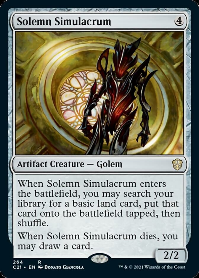 Solemn Simulacrum [Commander 2021] | Clutch Gaming