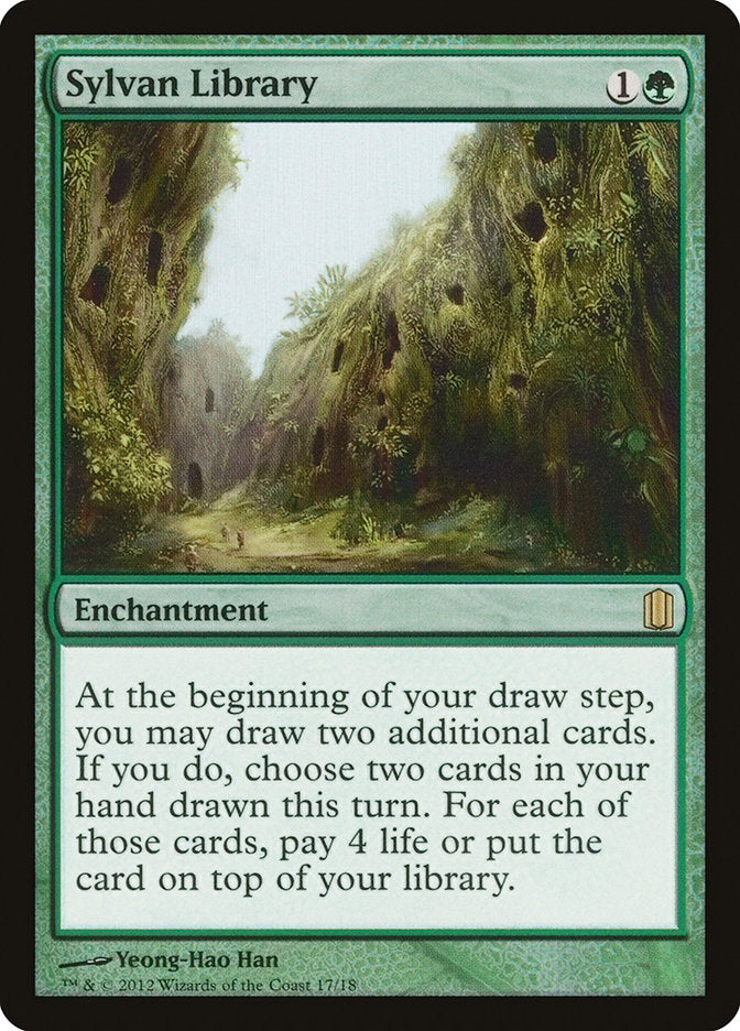 Sylvan Library [Commander's Arsenal] | Clutch Gaming